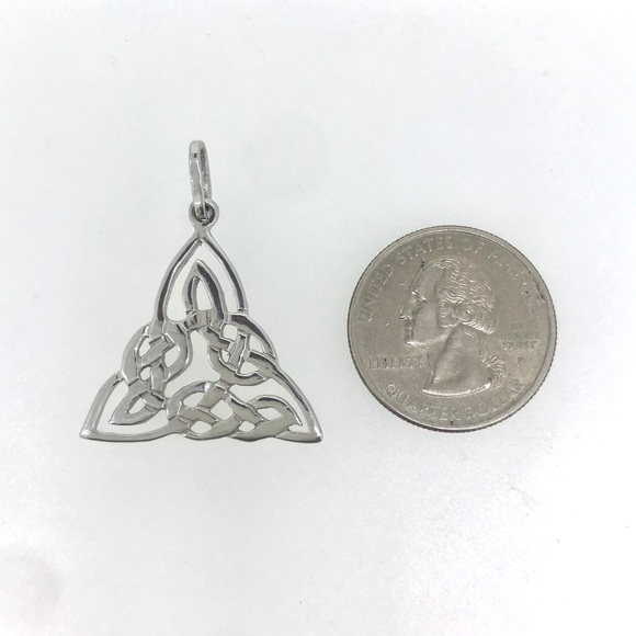 NWT large sterling .925 Celtic pendant made by me - Picture 3 of 7